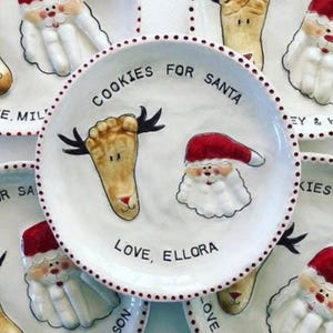 Baby christmas plate discount