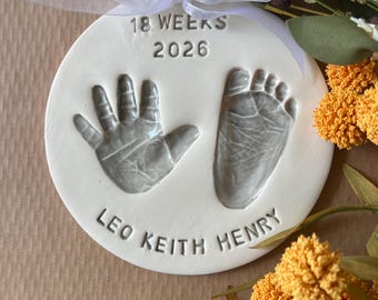 Custom Baby Keepsake , Footprint  Keepsake, Baby Keepsake Print, Ceramic Footprint Keepsake, Newborn Keepsake , Custom Baby Gift , Handprint