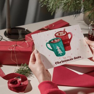 Wenskaart - Wees mijn kerstdate