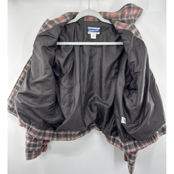 Pendleton Button Down Bomber Jacket Womens Wool P… - image 10