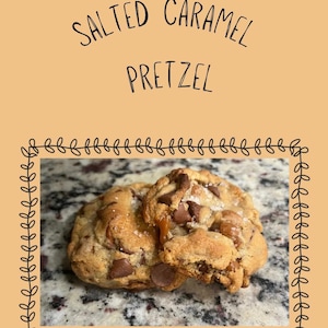 Salted Caramel Pretzel Cookies