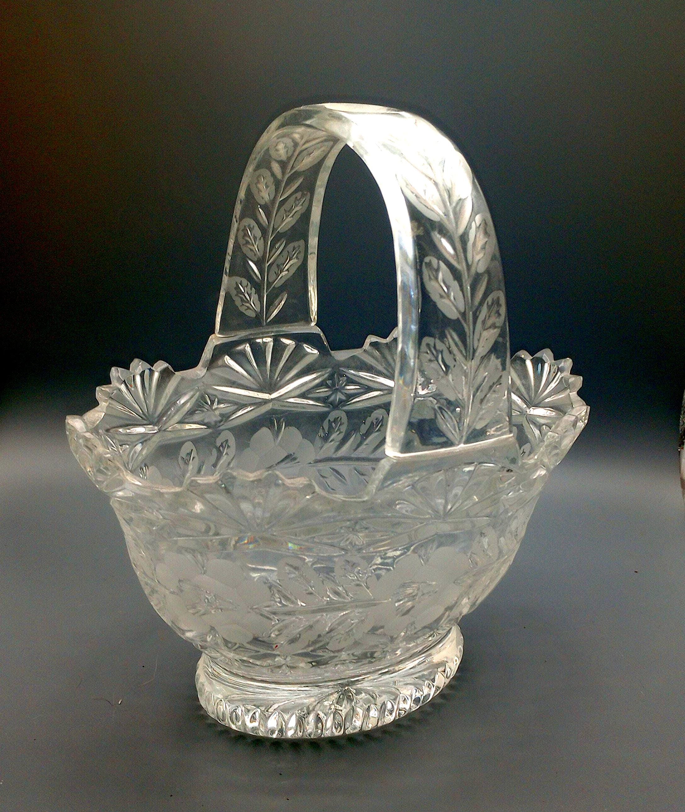 ポーランド製　カットグラス小物入れ Poland cut crystal - Etsy 日本