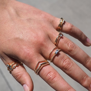 Goldene Ringe | Geschenk Idee | Chunky Ringe