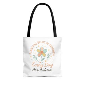 Kindness Tote Bag - Personalisierter Alltag, Perfekt für Lehrer, Geschenke für alle Gelegenheiten, umweltfreundlich.