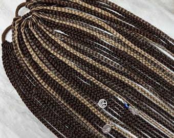 Dreadlock Hair Tie, Braided Ponytail Extension, Removable Dreads, Boho Hair Accessory