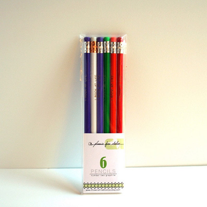 6 pencil gift set I'm kind of a big deal. ANCHOR MAN image 3