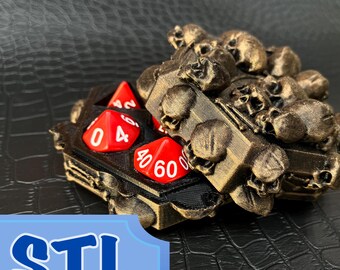 Boneyard - STL of Stylized Dice Box for DnD
