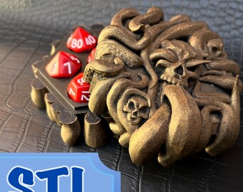 The Sailor's Bane- STL of Stylized Dice Box for Call of Cthulhu