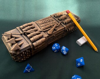 Witch Hunter Dice Case – Compatible with DnD, Pathfinder, Dragonbane & Other TTRPGs