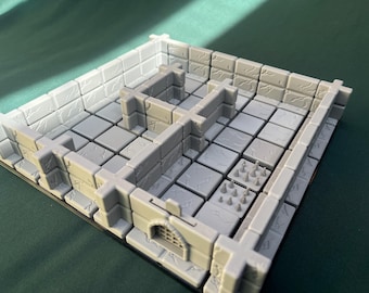 Digital Download STL - Modular Grid Dungeon: The Classic