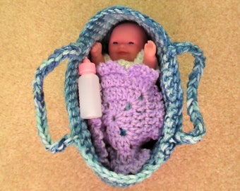 crochet doll bed purse pattern