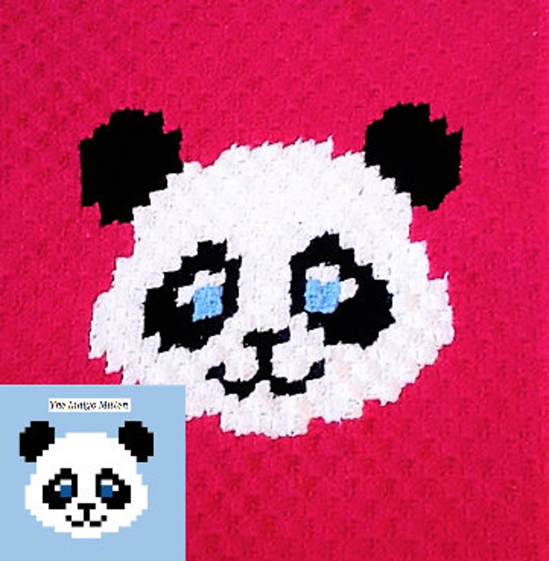 Panda PATTERN for C2C Crochet, PDF Digital Download - Etsy
