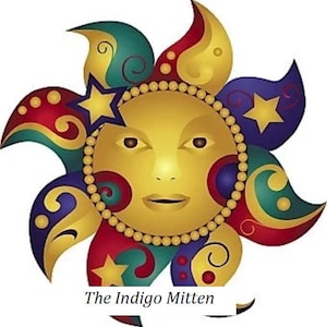 Cross Stitch PATTERN graph for mystical sun, PDF download, celestial x-stitch