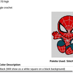 Spider-Guy Crochet Afghan Pattern: Superhero Comic Blanket (PDF Download) image 3