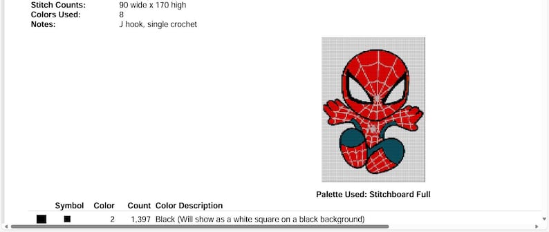 Spider-Guy Crochet Afghan Pattern: Superhero Comic Blanket (PDF Download) image 3