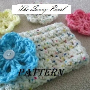 Crochet PATTERN for ear warmer/headband with interchangeable flowers, textured, easy, diy projects, gift ideas, infant through adult