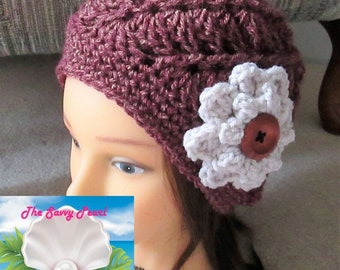 PATTERN, crochet, The The Jace Swirl Hat, pdf download, beanie, flower, cap, winter, gift ideas, diy project, flower, fun, easy