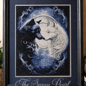Wolves PATTERN for cross stitch, PDF digital download