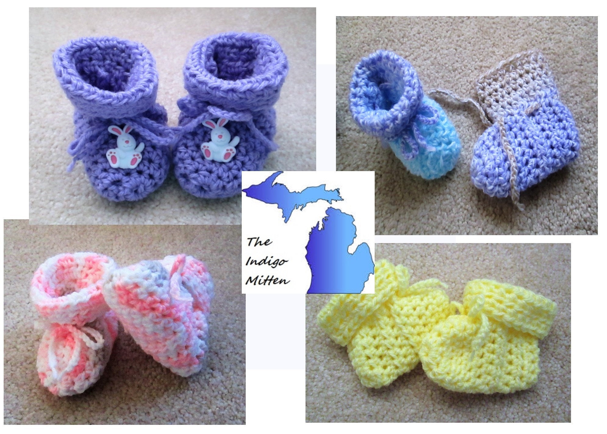Baby Booties PATTERN for Crochet, PDF Digital Download - Etsy