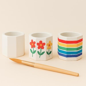 DIY Resin Planter Craft Kit: Creative Mini Pot Set for Adults & Teens