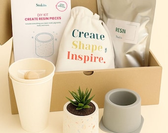 DIY Terrazzo Planter Kit – Make Your Own Eco Resin Pot