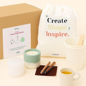 DIY Green Soy Candle Kit: Handmade Scented Candle Making Experience
