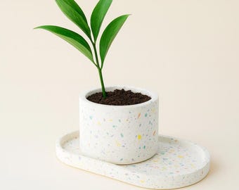 DIY Terrazzo Tray & Planter Kit – Eco Resin Craft Gift