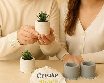 Paar-Blumentopf-DIY-Kit - Erstellen und wachsen zusammen