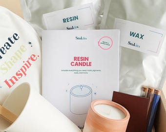 Zestaw kreatywnych świec z żywicy – pachnące i kolorowe doświadczenie DIY