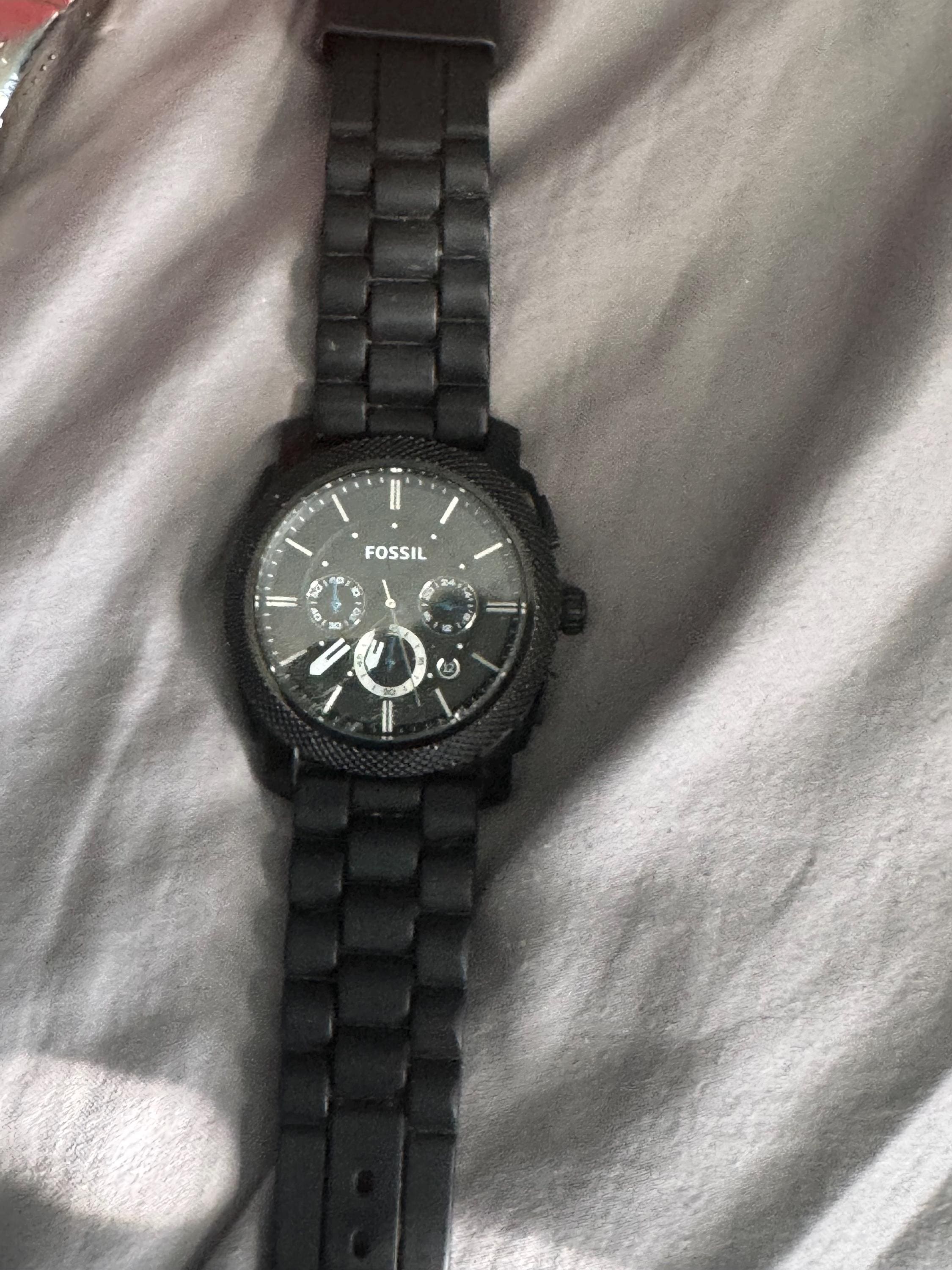 希少✨ FOSSIL BIGTIC ビッグティック 腕時計 黒 y2k アナデジ Fossil big tic watch - Etsy 日本