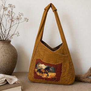 Hobo Bag Echo Large – Ochre