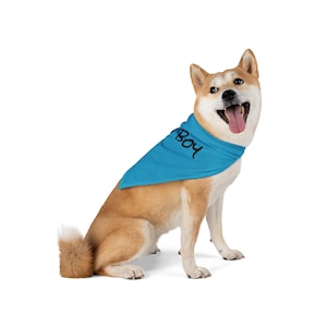Good Boy Pet Bandana: Trendy Polyester Dog Accessory