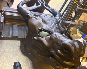 Basis masker Oosterse draken STL-BESTAND