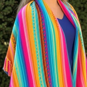 CROCHET PATTERN-Top-Down Triangle Shawl / Shawlette / Wrap, Instant Pdf Crochet Pattern Download by WiggleWhimStore, Crochet Shawl PDF
