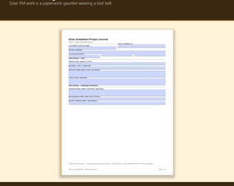 Dziennik projektu budowlanego do druku w formacie PDF | Inspekcja placu budowy, śledzenie pozwoleń, dziennik instalacji dla wykonawców