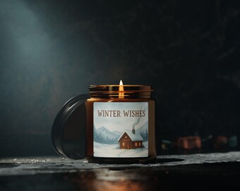 Winter Wishes Cabin | Scented Soy Candle