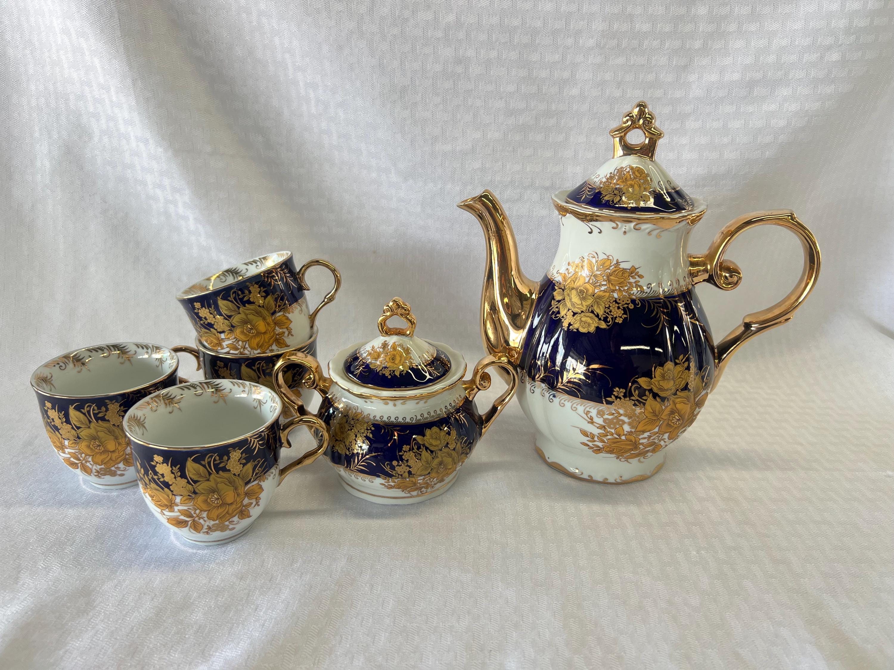 チェコのティーフオーツーのセット Czech Tea Set - Etsy