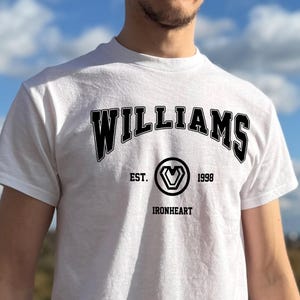 Maglietta unisex per adulti Williams EST. 1998