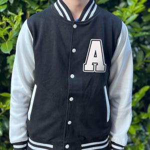 Custom adults varsity Jacket - choose letter and name on back