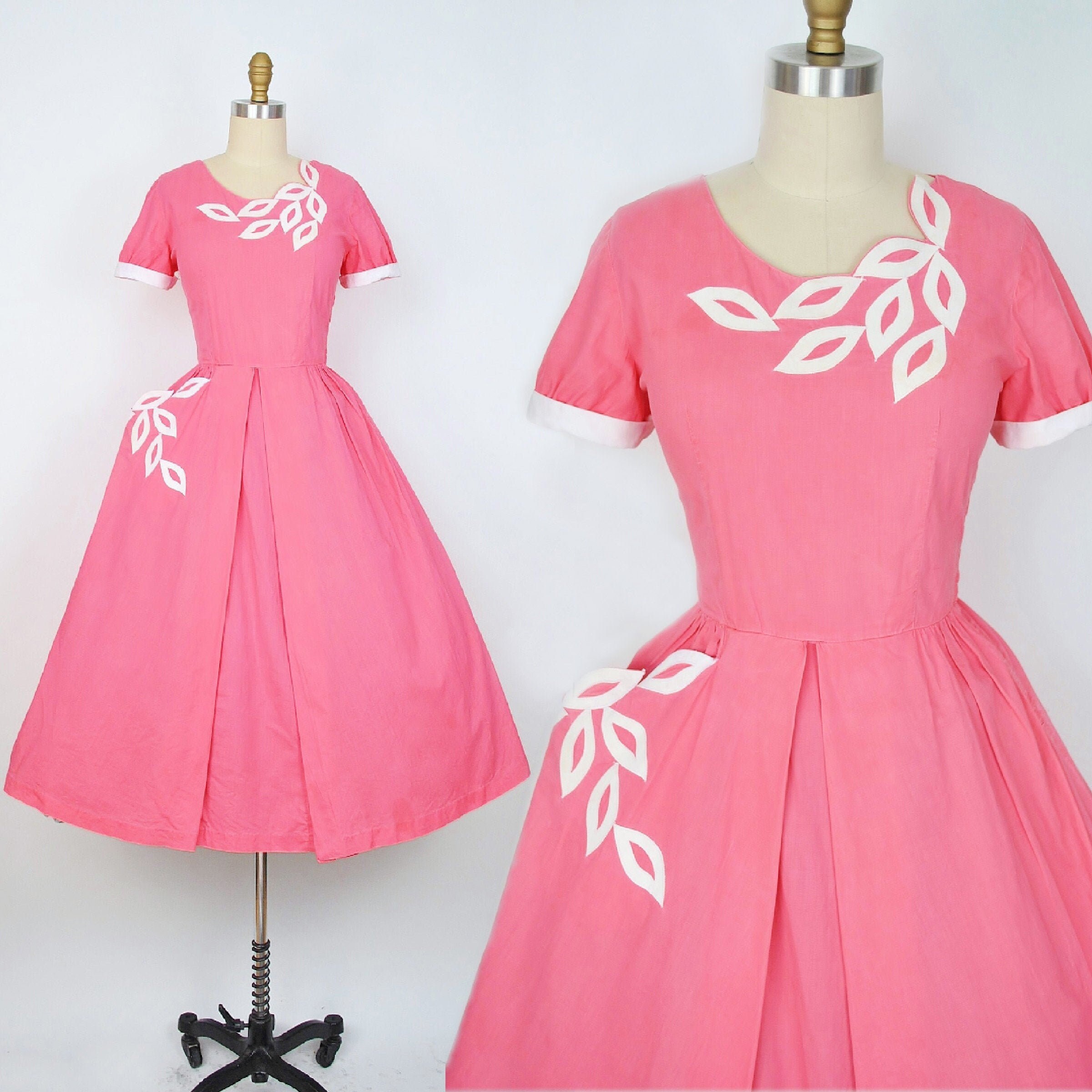 Vintage 1950s Bobbie Brooks Day Dress 
