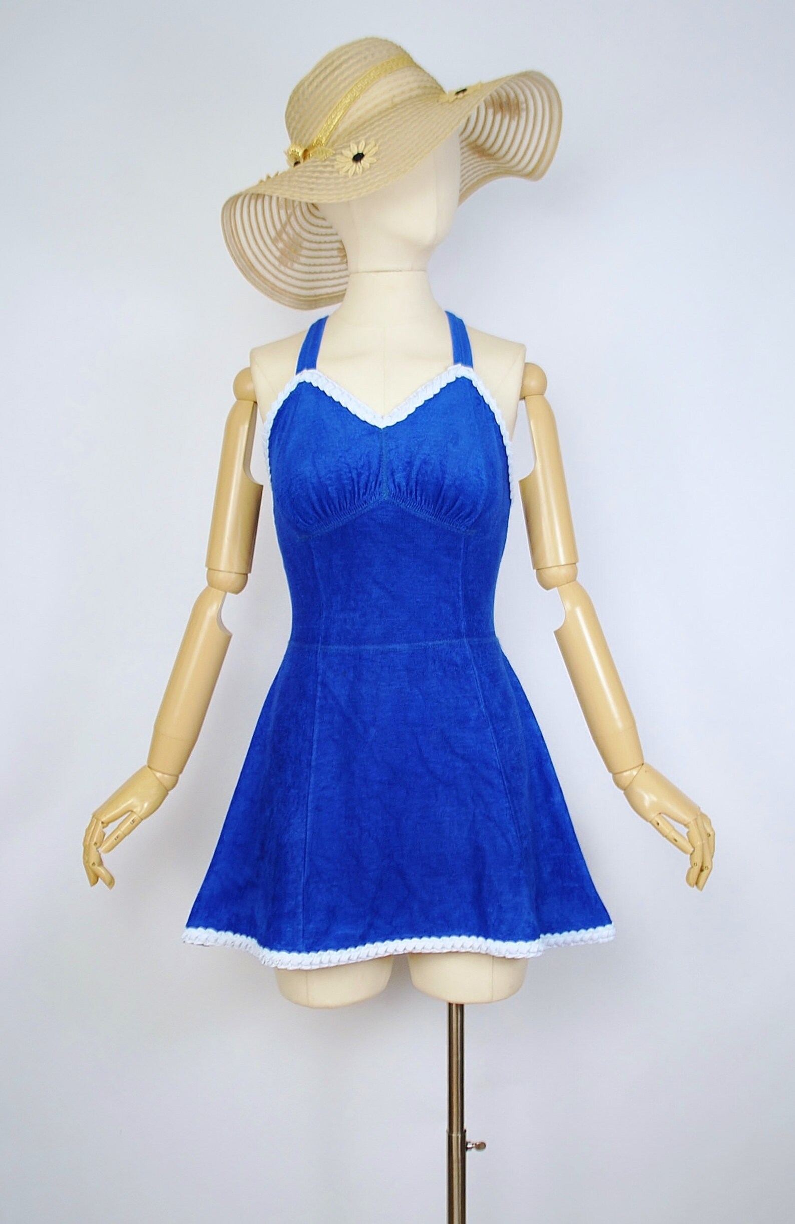 Documented Vintage 1940s JANTZEN Playsuit Swimsuit Mini Dress - Etsy