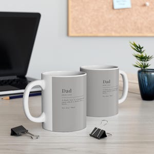 Father&#39;s Day Gift, Dad Birthday, Dad Appreciation, Gift for Him, Dad Mug, Dad Gifts for Birthday, 11oz,