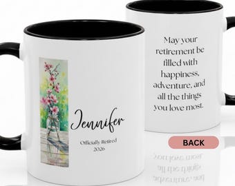 Retirement Mug, Personalised Retirement Gift