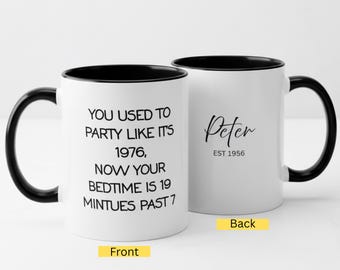 Taza de café con acento personalizado: regalo personalizable, ideal para cumpleaños, festividades, decoración de oficina, un recuerdo especial.