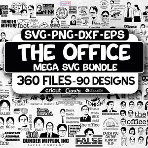 The Office SVG Bundle, The Office Svg Files for Cricut, The Office Tv Show, The Office Clipart, The Office Vector, Instant Download,