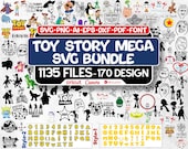 Toy Story SVG Bundle, Woody Svg Files for Cricut, Toy Story Png, Buzz Lightyear Svg, Toy Story Font, Cricut, Silhouette,  instant download