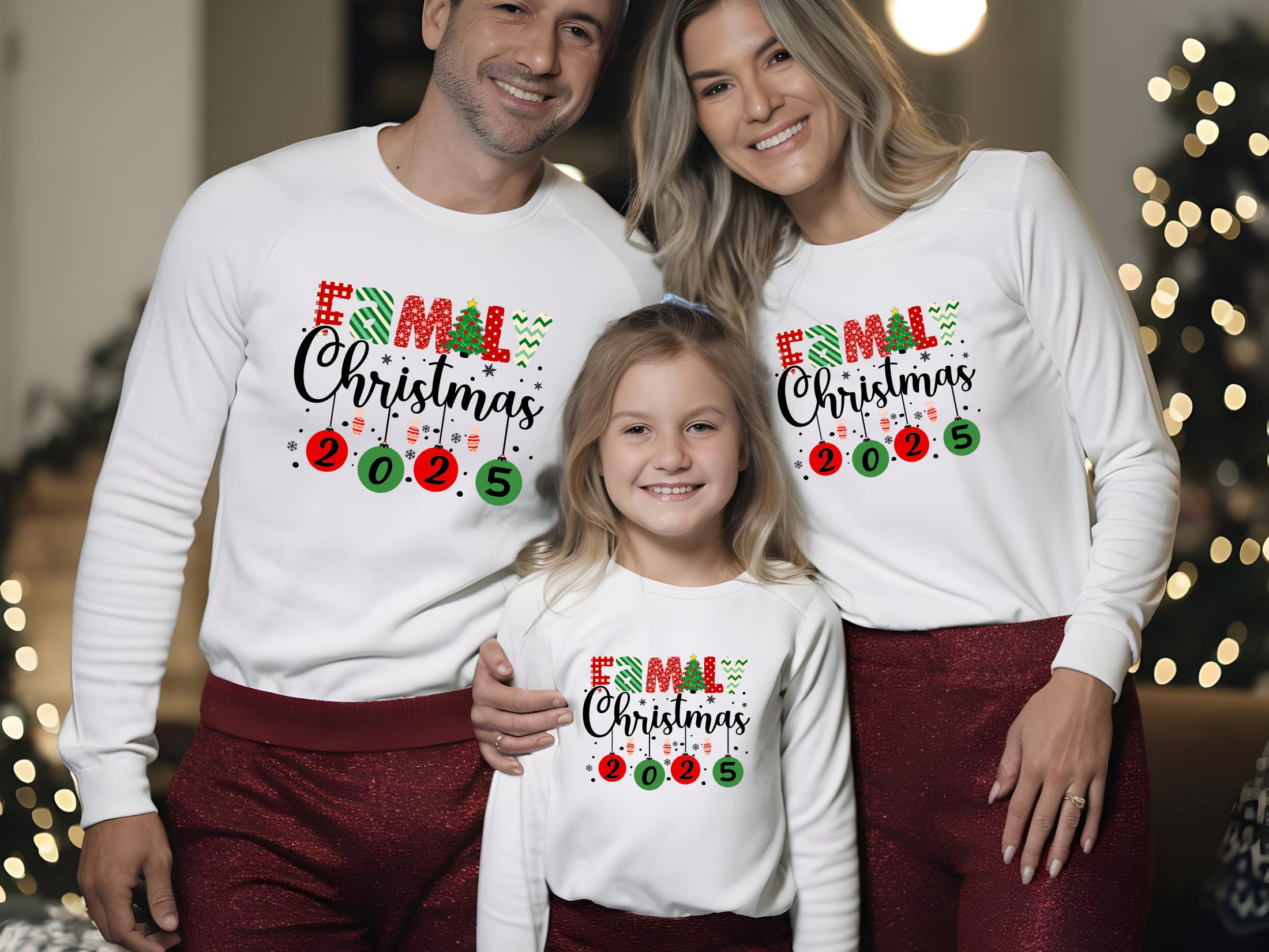 Custom Family Christmas 2025 Matching Shirts - Etsy