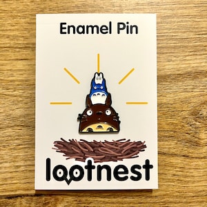 Studio Ghibli | All Totoros Enamel Pin - Handmade Pin | Inspired by Studio Ghibli | Merch - Gift