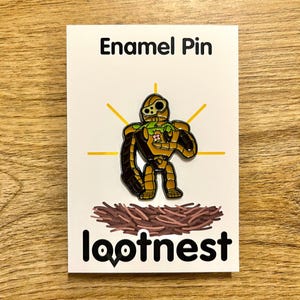 Studio Ghibli | Broche de esmalte Laputa Guardian Roboter – Inspirado no Studio Ghibli | Produtos de fãs | Anime | Japão