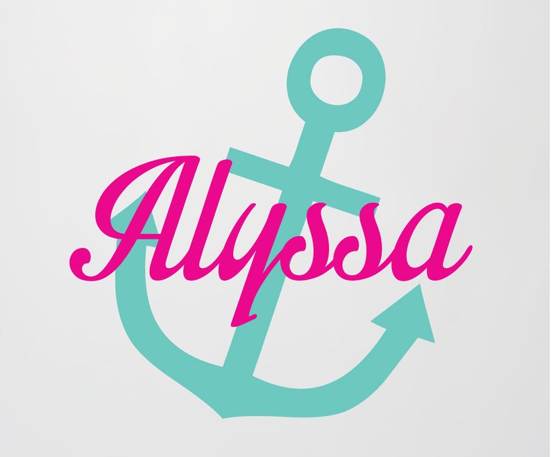 Nautical Wall Decor Nautical Wall Decals Nautical Name Etsy